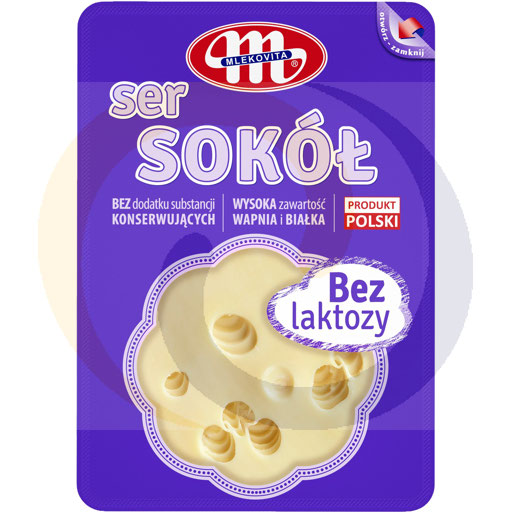 Kaas Sokolow zonder lactose 150g / 12st Mlekovita