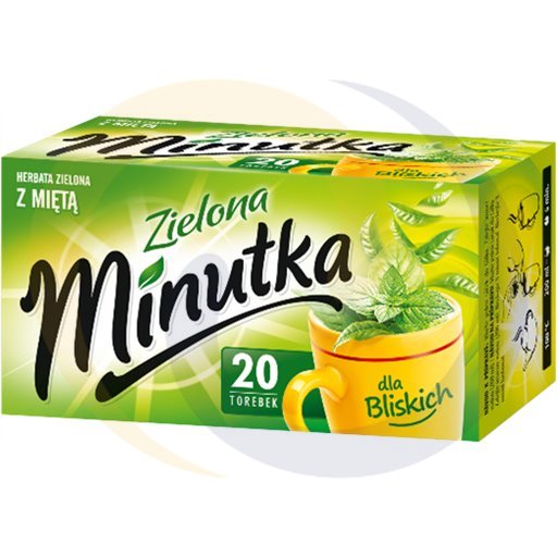 Minutka Groene Thee met Munt 28 g (20 x 1,4 g)
