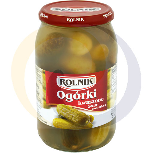 Маринованные огурцы 0,9л /850г/6шт Ролник