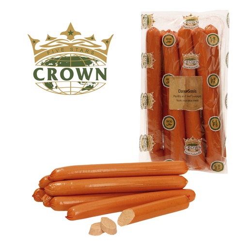 Halal gevogelte worstproduct "Dana Sosis" op eigen wijze gem