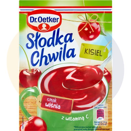 Dr. Oetker Słodka Chwila Kers Smaak Instant Gelatine 30 g