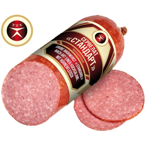 Сервелат "СТАНДАРТ" полукопчёный
