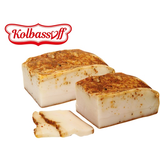 Копченое и соленое сало со специями