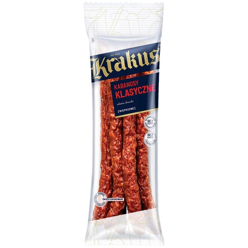 Wurst van varkensvlees "Kabanossi Classic", middelgroot geha