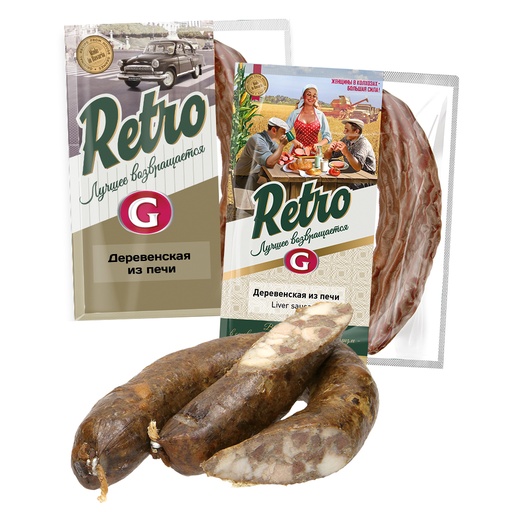 Persworst "Derevenskaja iz pechi" volgens Russische recept,