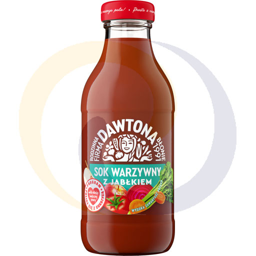 Groentesap met biet en wortel, glas. 0,3l/12s Dawton