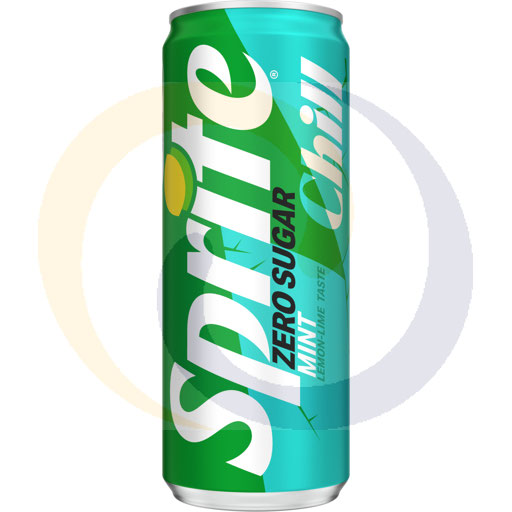 Газированный напиток. Sprite Zero Chill банка 0,33л/24 шт. Coca-Cola