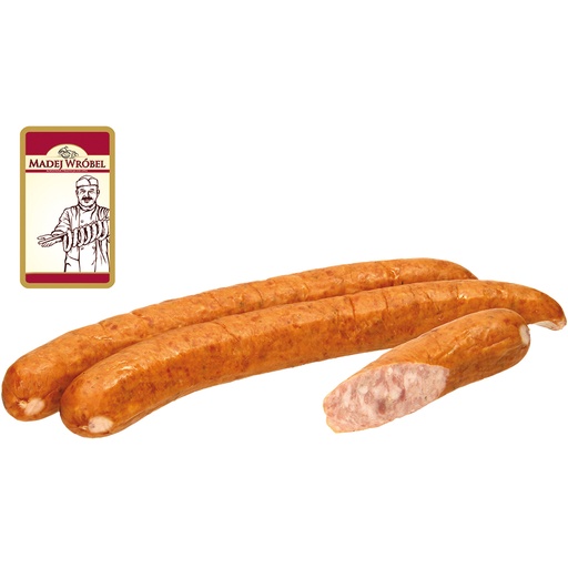 Польская вареная колбаса среднего помола "Z Gospody", копчен