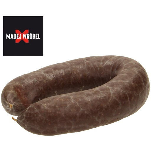 Silezische gerstenwurst met varkenskopvlees, varkensbloed