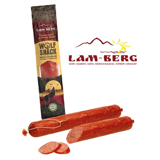 Салями из говядины с чесноком Halal "Wolf Snack", горячего к