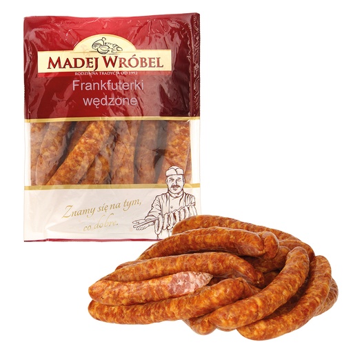 Poolse gerookte rauwe worstjes, middelgroot
