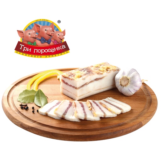 Zoute spek "Salo met knoflook"