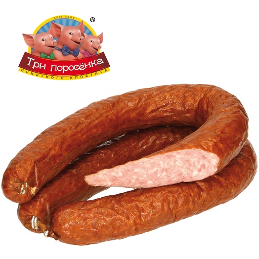 Kookworst "Omskaja" volgens Krakauer recept, fijn, gerookt