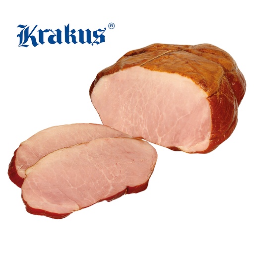 Gerookte en gebakken ham met 10% vloeibare smaakmaker