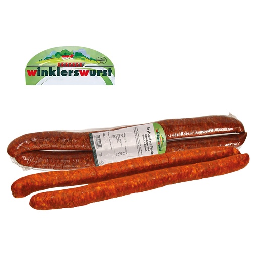 Колбаса с паприкой и чесноком для жарки