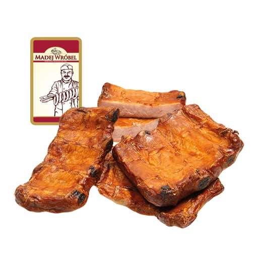 Gezouten, gerookte en gebrouwen varkensribben "Zeberka wedzo