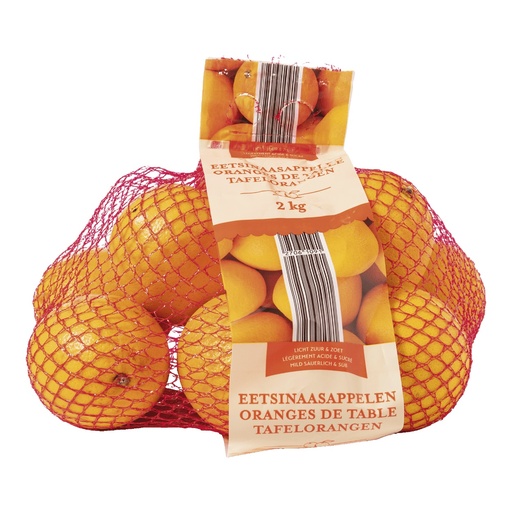 Sinaasappels verpakt