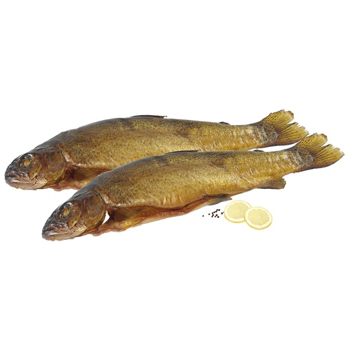 Zalmforel (Salmo trutta trutta) koud gerookt