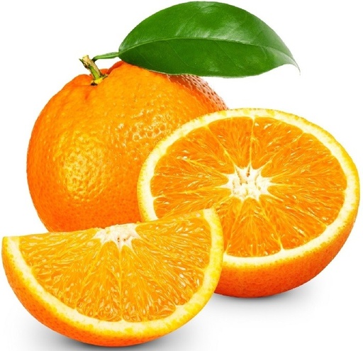 Sinaasappelen met bladeren