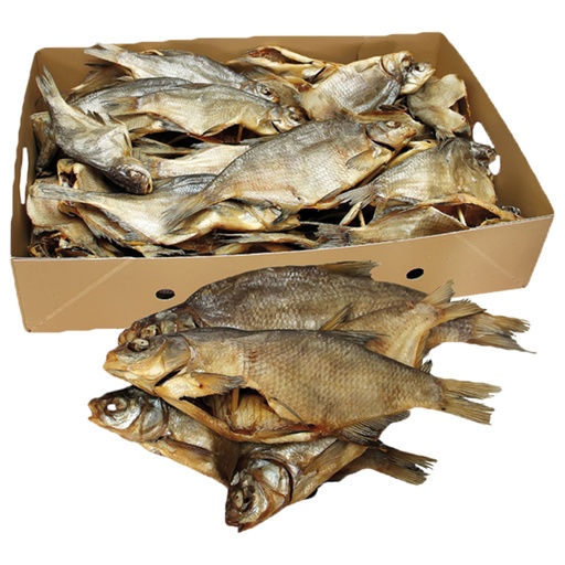 Brasem, schoongemaakt, gezouten en gedroogd