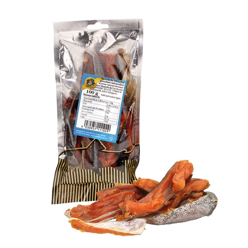 Кусочки горбуши вяленные