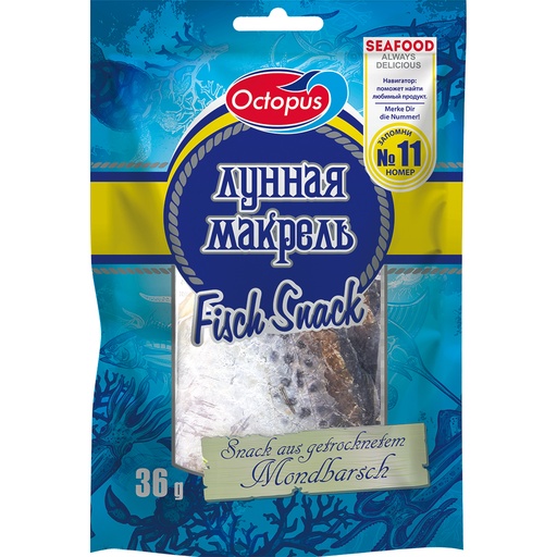 Snack van Oost-Aziatische maanbaars (Mene maculata), gezoute