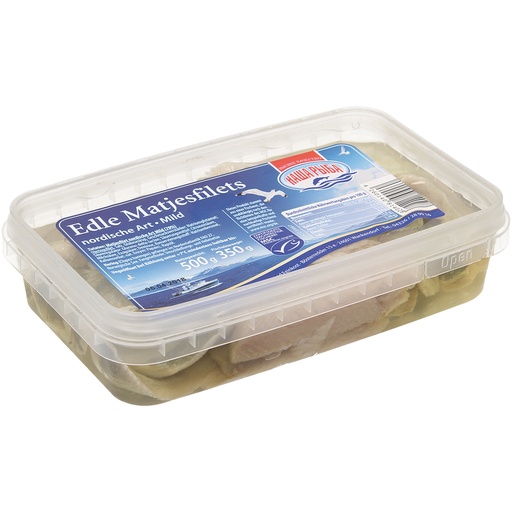 Edele Matjesfilet (Glupea harengus) van noordelijke soort mild