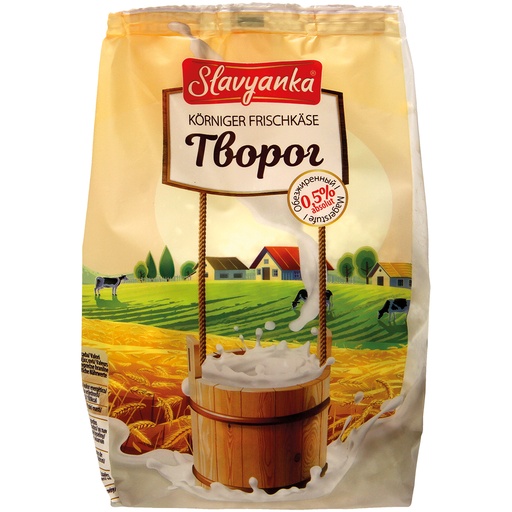 Творог зернистый обезжиренный