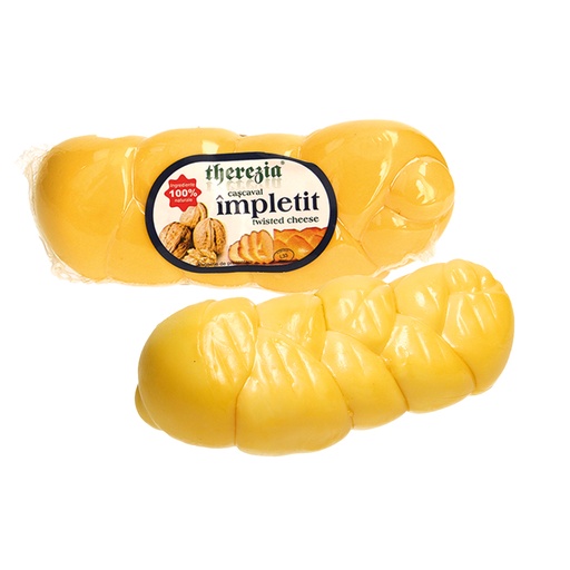 Pasta filata kaas "Cascaval Impletit afumat" gerookt, volvet