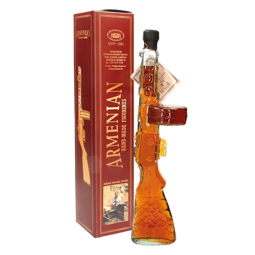 Armeense brandy "AUTOMAT PPSCH" 40% vol. in geschenkdoos