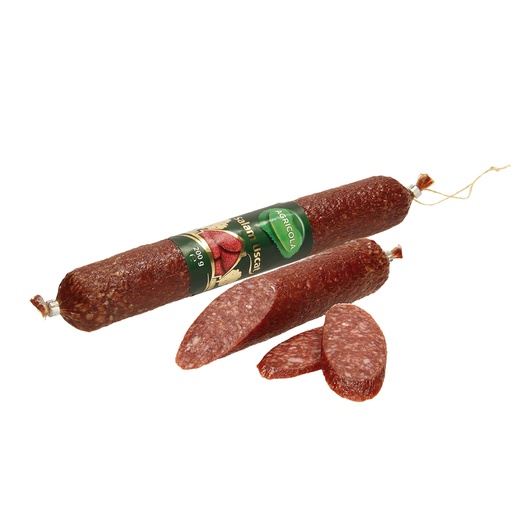 Сыровяленая колбаса из свинины и говядины с добавлением соев