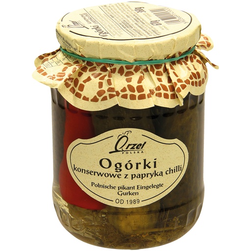 Огурцы маринованные, пикантные, пастеризованные.