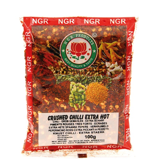 Chili, grof gemalen, extra heet