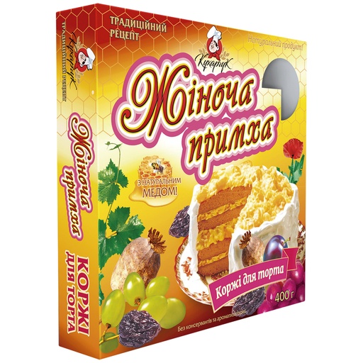 Основы для тортов с маком, сухофруктами и медом