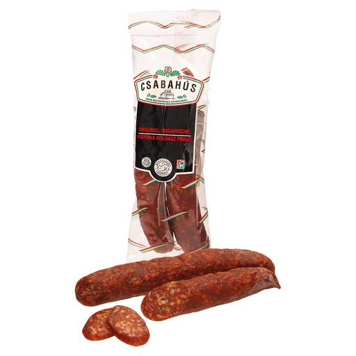 Originele Hongaarse paprika kolbasz pittig - rauwe worst van