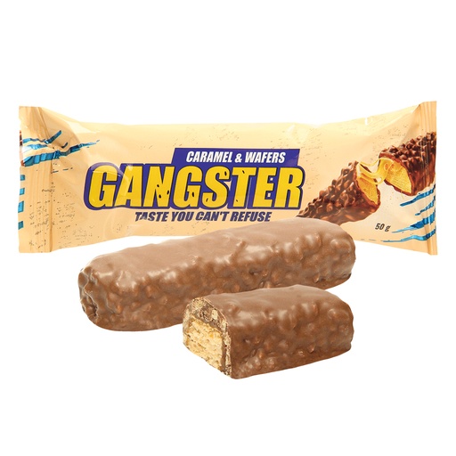 Wafelreep met 40% karamel en 10% room met vanillesmaak in ca