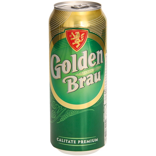 Bier ""Golden Brau"". Gepasteuriseerd, 5,0% vol.