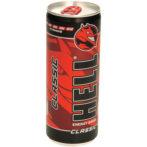 Cafeïnehoudende verfrissingsdrank met taurine en vitamines "