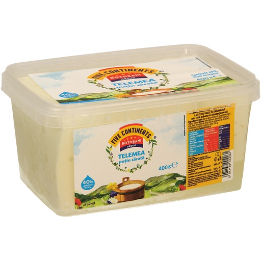 Roemeense kaas "Telemea putin sarata de vaca"