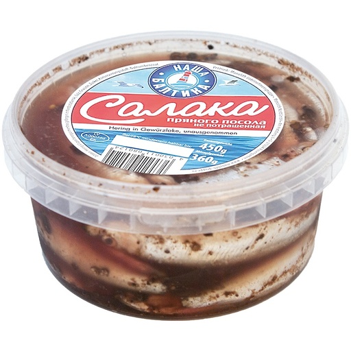 Салака (сельдь) пряного посола, не потрошёная
