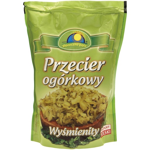 Geraspelde melkzuur gefermenteerde komkommers