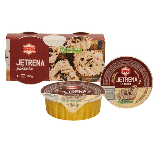 "Jetrena pasteta" broodbeleg met varkenslever. Gefermenteerd