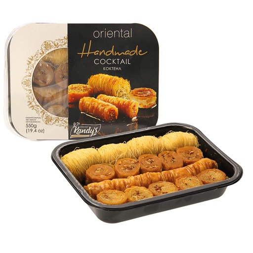 Grieks zoetighedenmix "Cocktail" van dunne deegwaren met ama