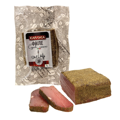 Gepekeld gekruid varkensvlees, luchtgedroogd