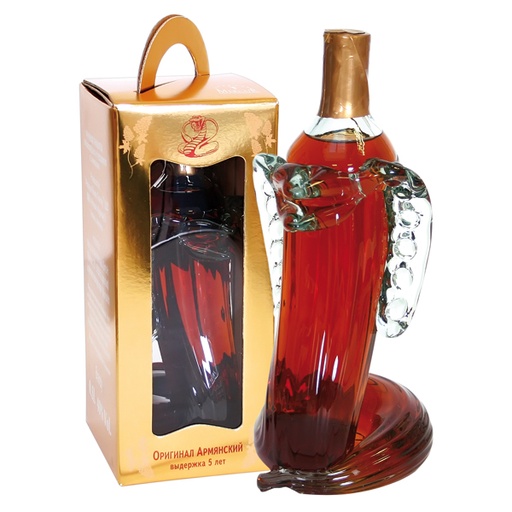 Armeense brandy "Slang" 40% vol. in geschenkdoos