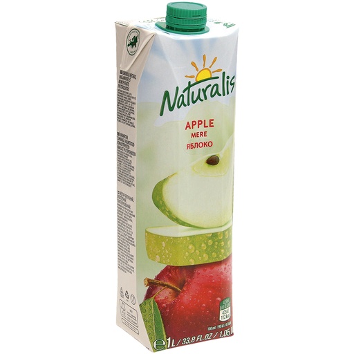 Appel nectar uit appelsap concentraat. Vruchtgehalte: minima