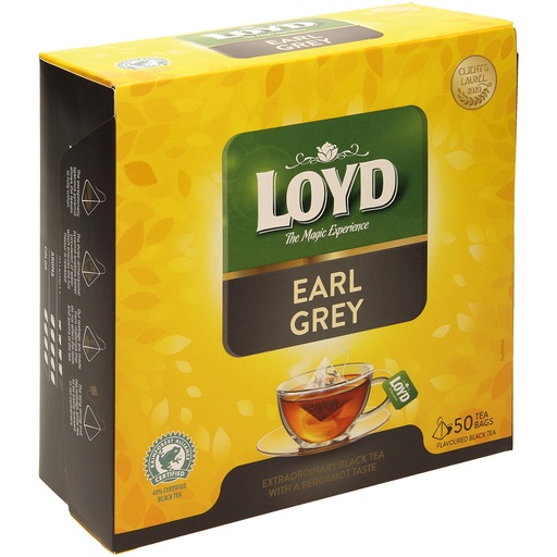 Zwarte thee mengsel "Earl Grey", gearomatiseerd met bergamot