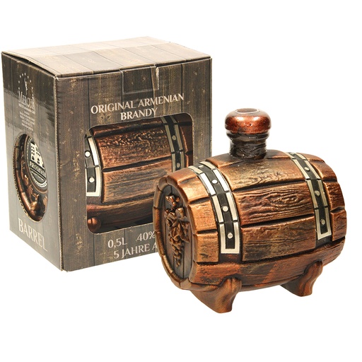 Armeense brandy "Fass" keramiek in geschenkdoos, 40% vol.