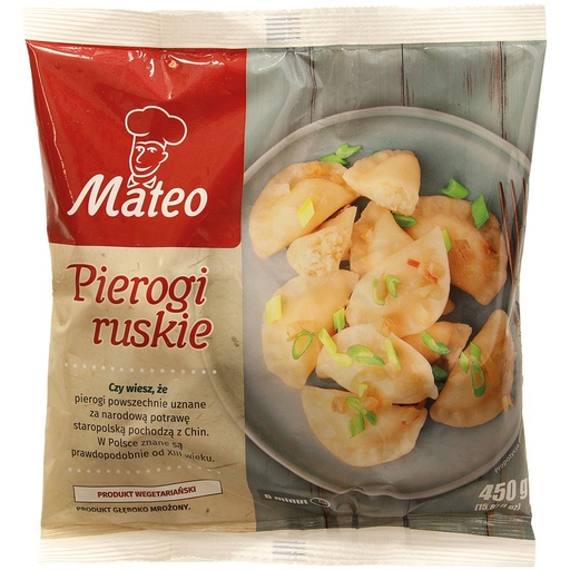 Вареники с 40% начинки из картофельного пюре и творога, замо