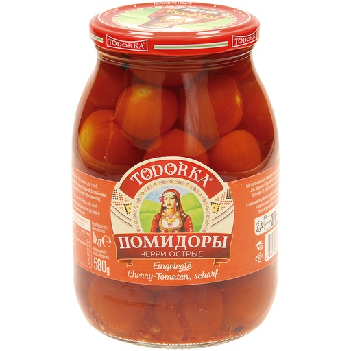 Черри-помидоры консервированные острые